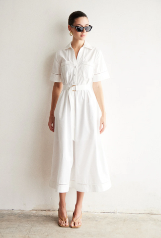 COLTON DRESS, WHITE