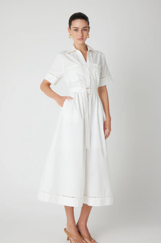 COLTON DRESS, WHITE