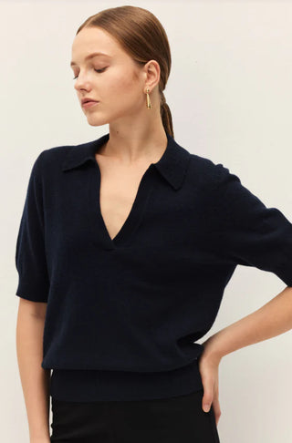 IDALIA TOP, NAVY