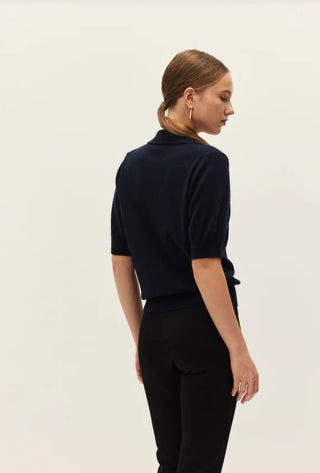 IDALIA TOP, NAVY