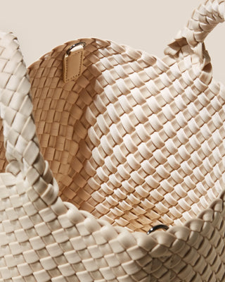 ST. BARTHS SMALL TOTE,  ECRU