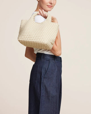 ST. BARTHS SMALL TOTE,  ECRU