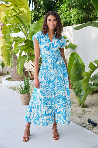 BUTTON DRESS