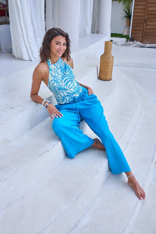 ALL DAY PANT, AZURE