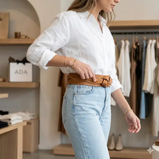 WRAP BELT - TAN