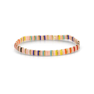 Choose Your Colors - Miyuki Tila Bracelets: Aqua