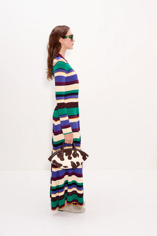 SANDRINE KNIT DRESS, TROPICAL MULTI
