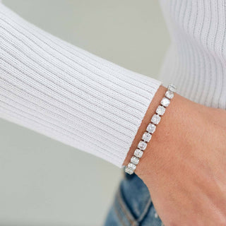 Pulley Tennis Bracelet: Gold / 3mm