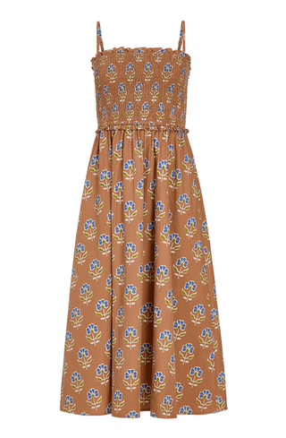 SMOCKED DRESS, MAPLE SPRIGS