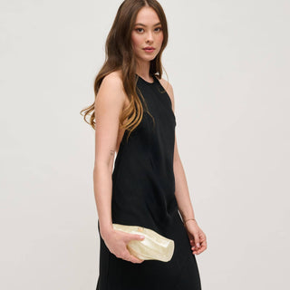 Eden Evening Bag: Champagne