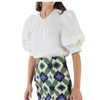 LILLY TOP, WHITE