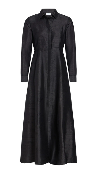 CLASSIC SHIRTDRESS, BLACK
