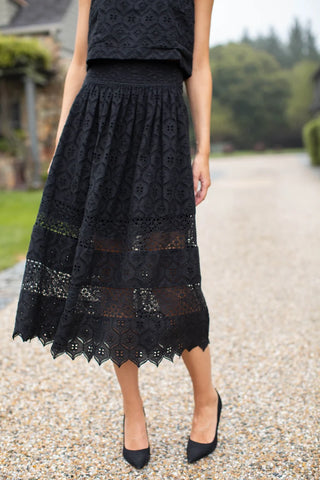WYATT SKIRT, BLACK