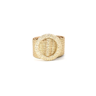 ELASTIC BELT, GOLD