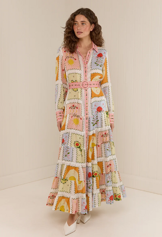 PALM NOOSA AIRA DRESS, SIEST TILE