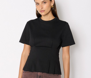 TEDWINA T-SHIRT, BLACK