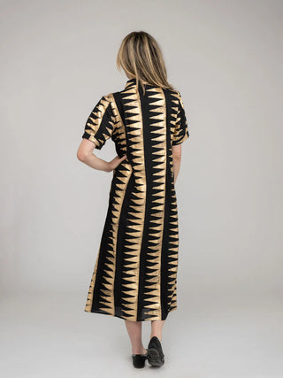 KRIS DRESS, EDGY BLACK