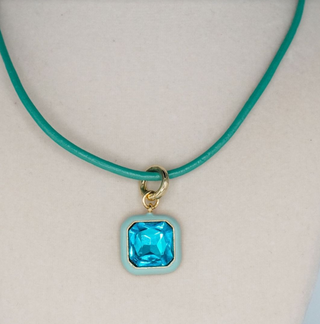 AURORA NECKLACE - BLUE PENDANT