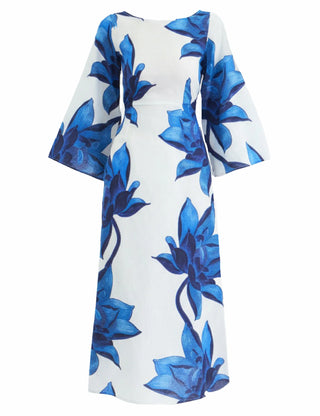 CAMELIA DRESS, LOTUS INDIGO