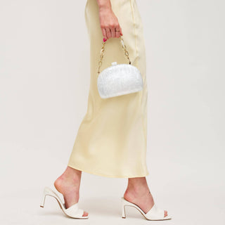 Morgan Evening Bag: Ivory