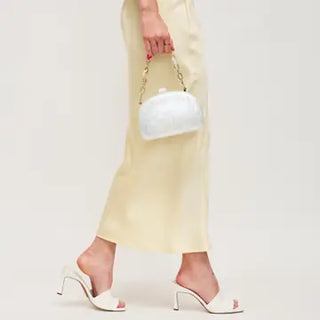 Morgan Evening Bag, Ivory