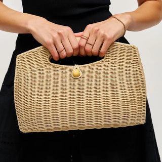 RILEY CLUTCH - NATURAL