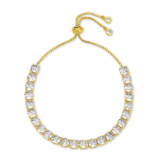 Pulley Tennis Bracelet: Gold / 3mm