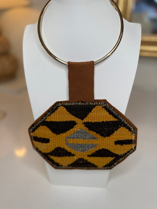 ORIJINAL KILIM PENDANT NECKLACE, SKINNY