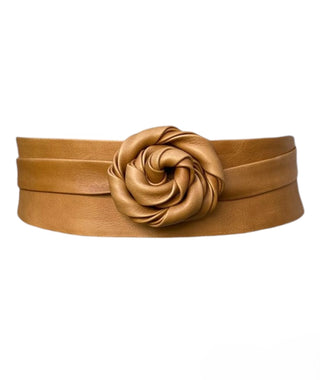 WRAP BELT, CARAMEL