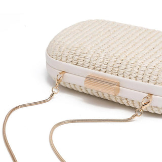 Alix Evening Bag: Ivory