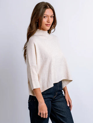 AJA ORTHO SOLID SWEATER, ECRU