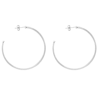 PERFECT HOOPS, BRUSHED SILVER