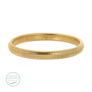 Narrow Flex Bangle - Water Resistant: Gold