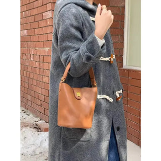 TOP HANDLE CROSSBODY, BROWN