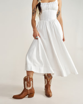 THE JOLENE, CARAMEL/BONE/COWHIDE
