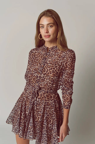 THE JENICA DRESS, LEOPARD