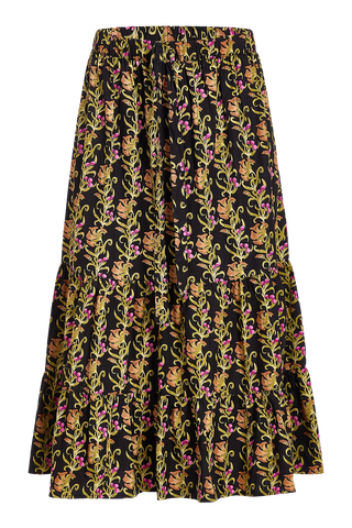 MARKET SKIRT, BERRYWOOD SCROLL