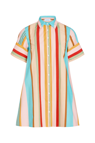 DOCK DRESS, AMBERLINE STRIPES