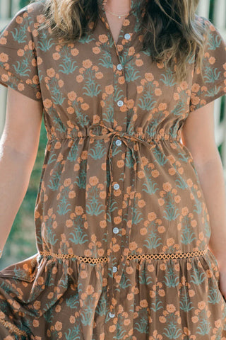 HURLEY MAXI DRESS, MAPLE POSY