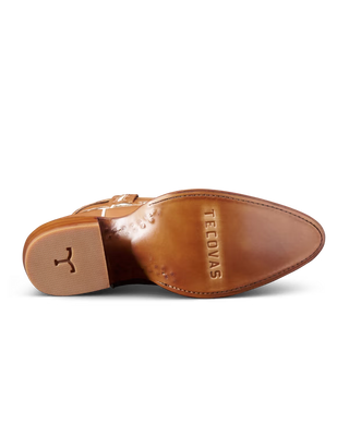 THE JOLENE, CARAMEL/BONE/COWHIDE