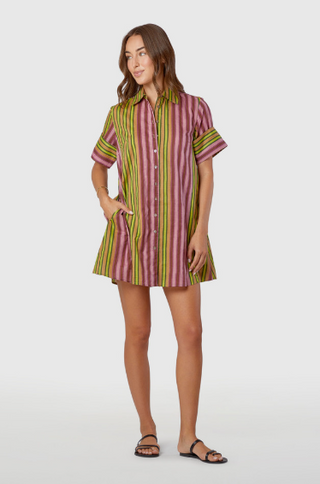 DOCK DRESS, ALEGRA STRIPE