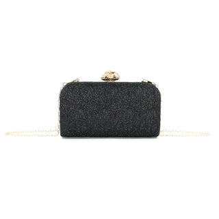 EVENING BAG, BLACK