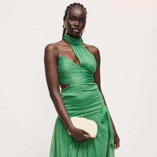 Alix Evening Bag: Ivory