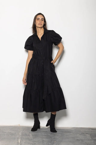 CLARA DRESS, BLACK