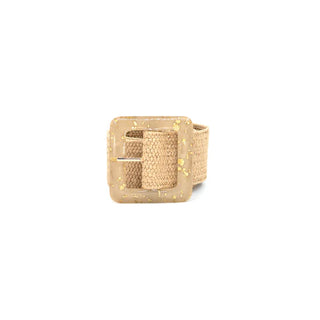 ELASTIC BELT, KHAKI