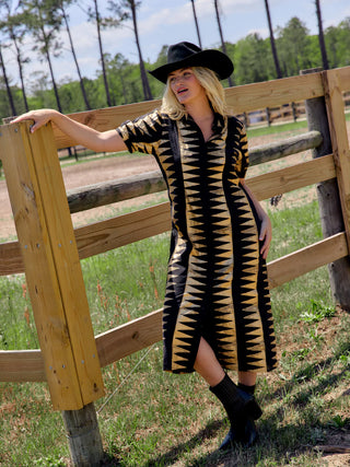 KRIS DRESS, EDGY BLACK