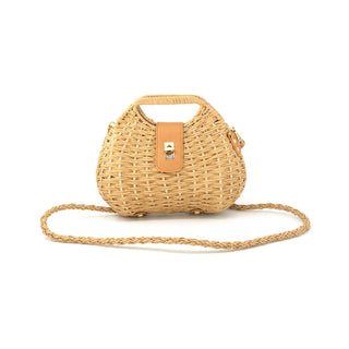 NATURAL WOVEN HANDBAG