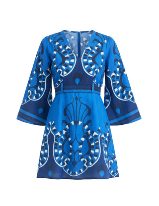 KENNEDY DRESS, HARBOR AZURE