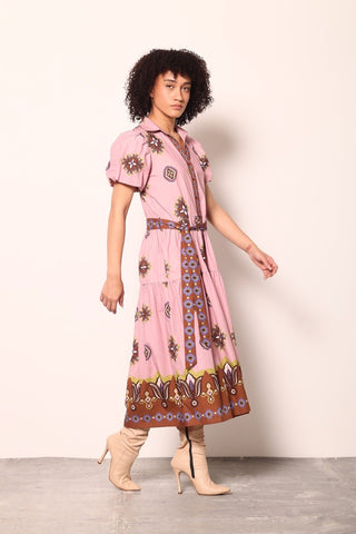 DELLA DRESS, FLORAL MOTITS