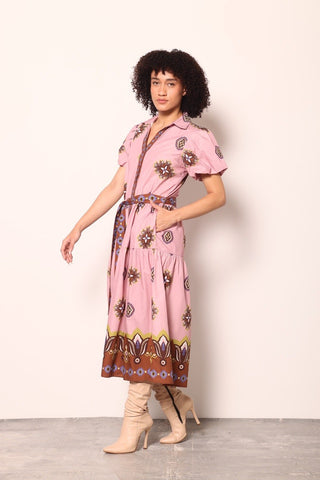 DELLA DRESS, FLORAL MOTITS